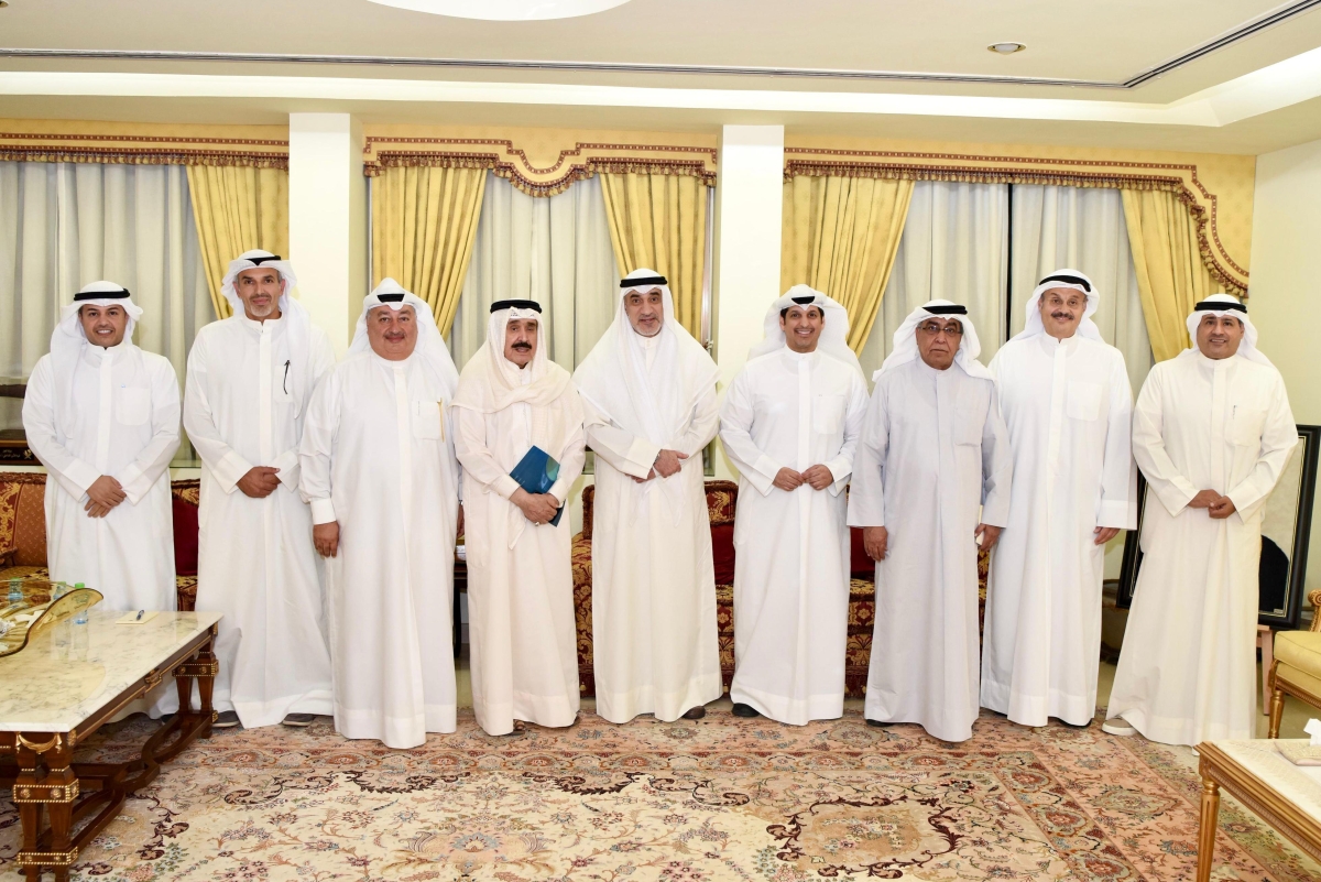 النائب الأول مستقبلا وزير الإعلام ورؤساء التحرير