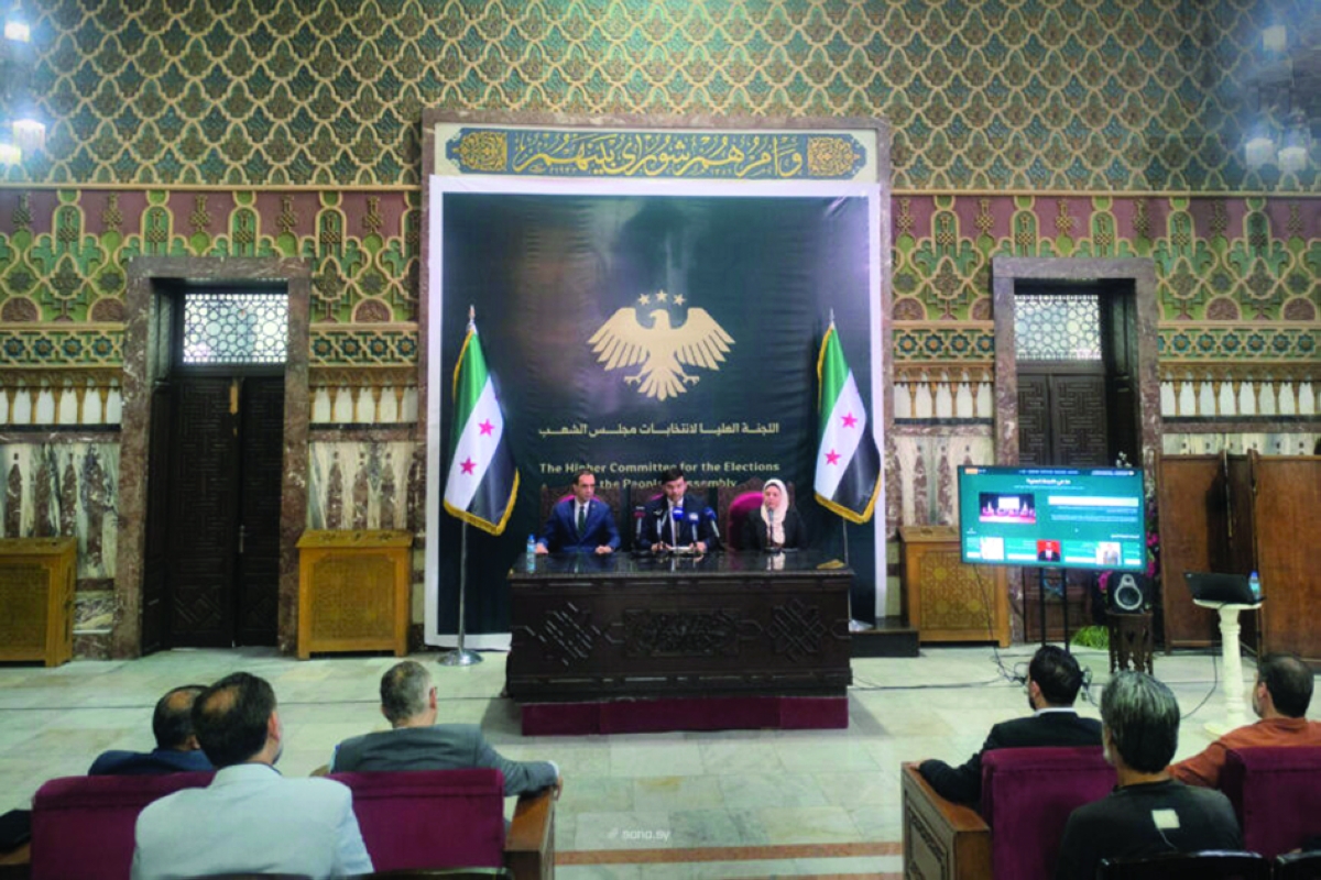 


اللجنة العليا للانتخابات تعلن إطلاق موقعها الإلكتروني في دمشق 