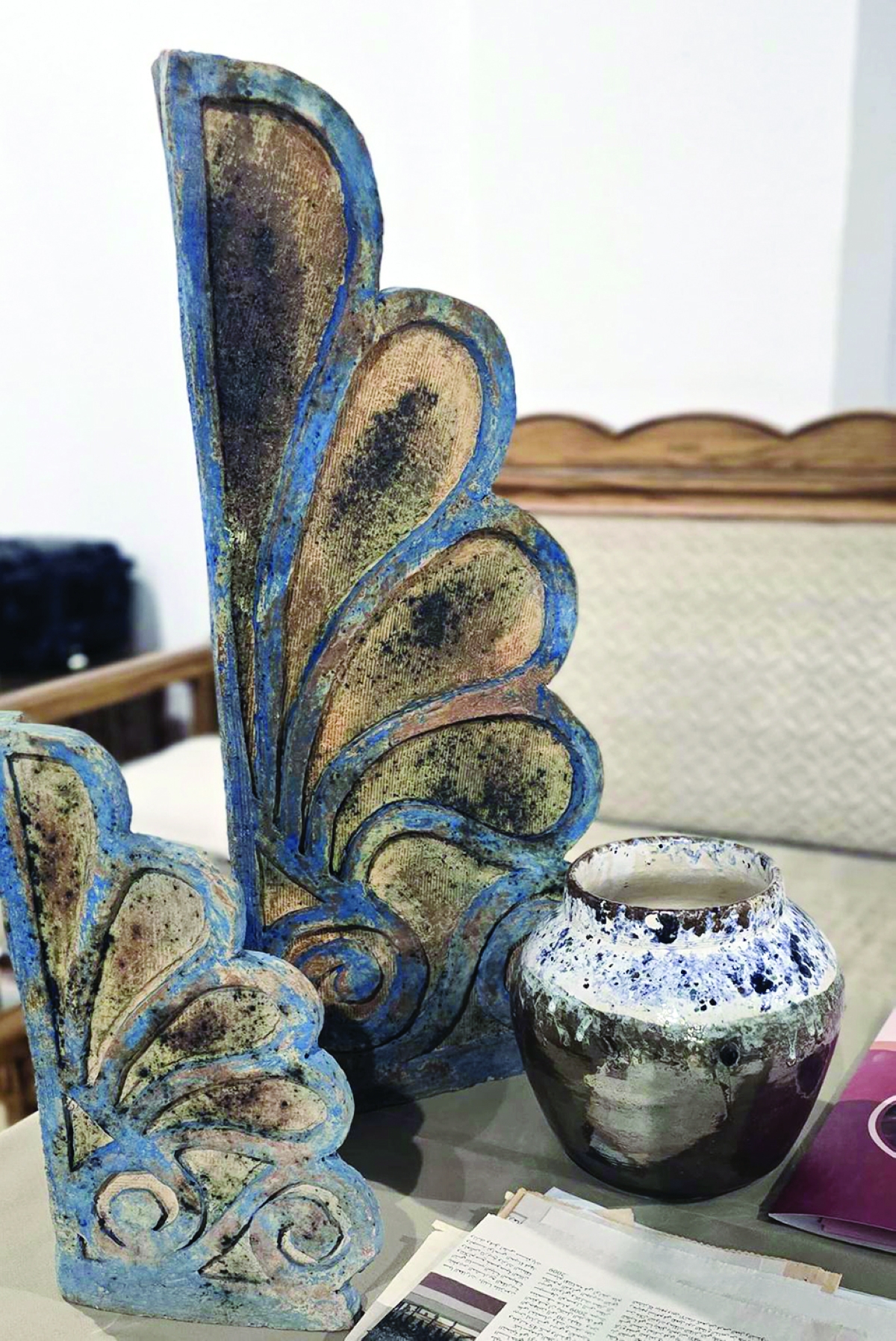 


من الأعمال الخزفية لفواز الدويش 