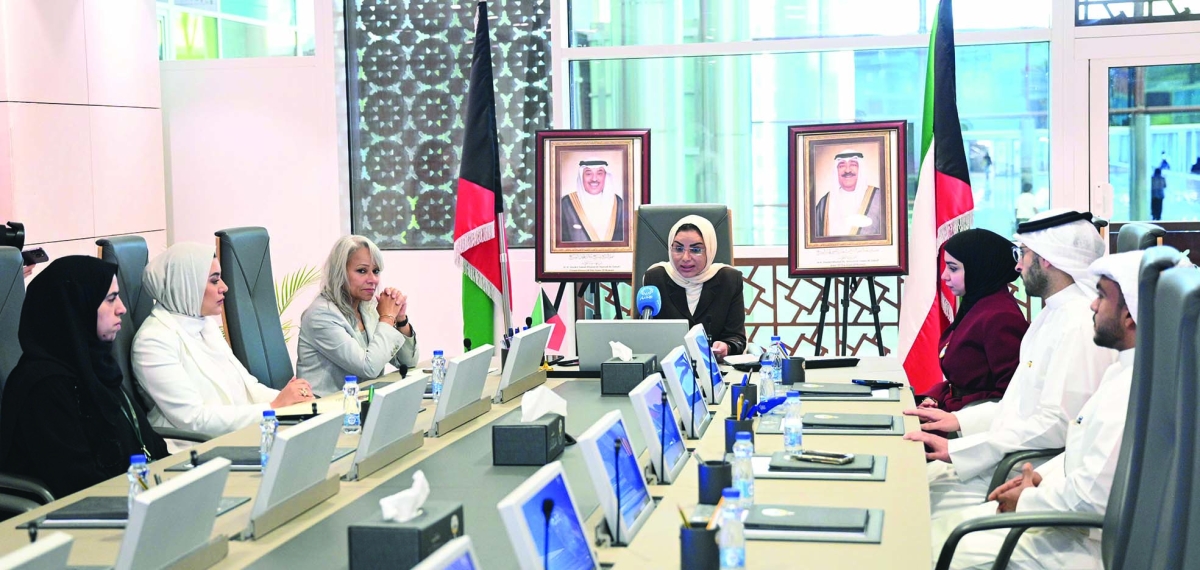 وزيرة الشؤون خلال تدشين المنصة (تصوير نايف العقلة) 