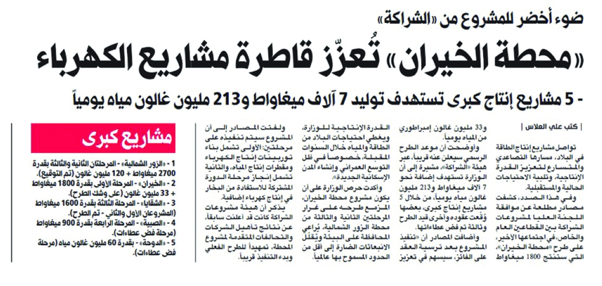 


خبر «الراي» المنشور في 20 أغسطس الجاري 