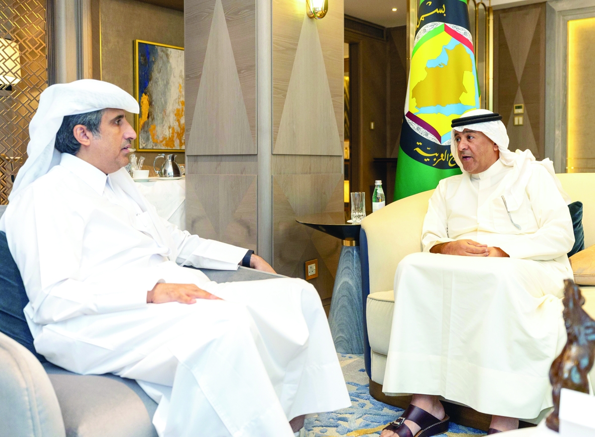 البديوي خلال استقباله الشرقي