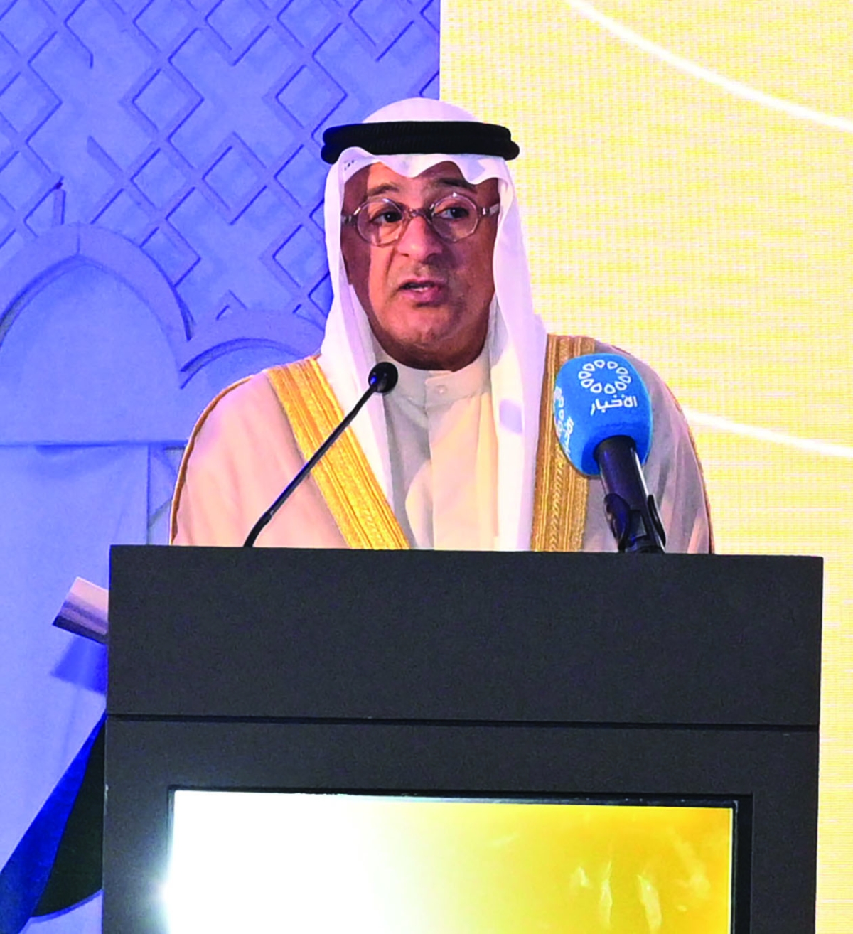 البديوي يلقي كلمته