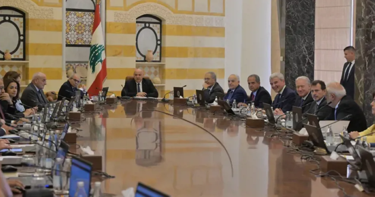 جانب من اجتماع مجلس الوزراء