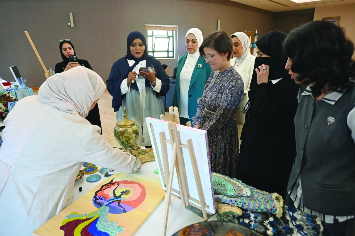 خلال الجولة في مركز رعاية الصباحية