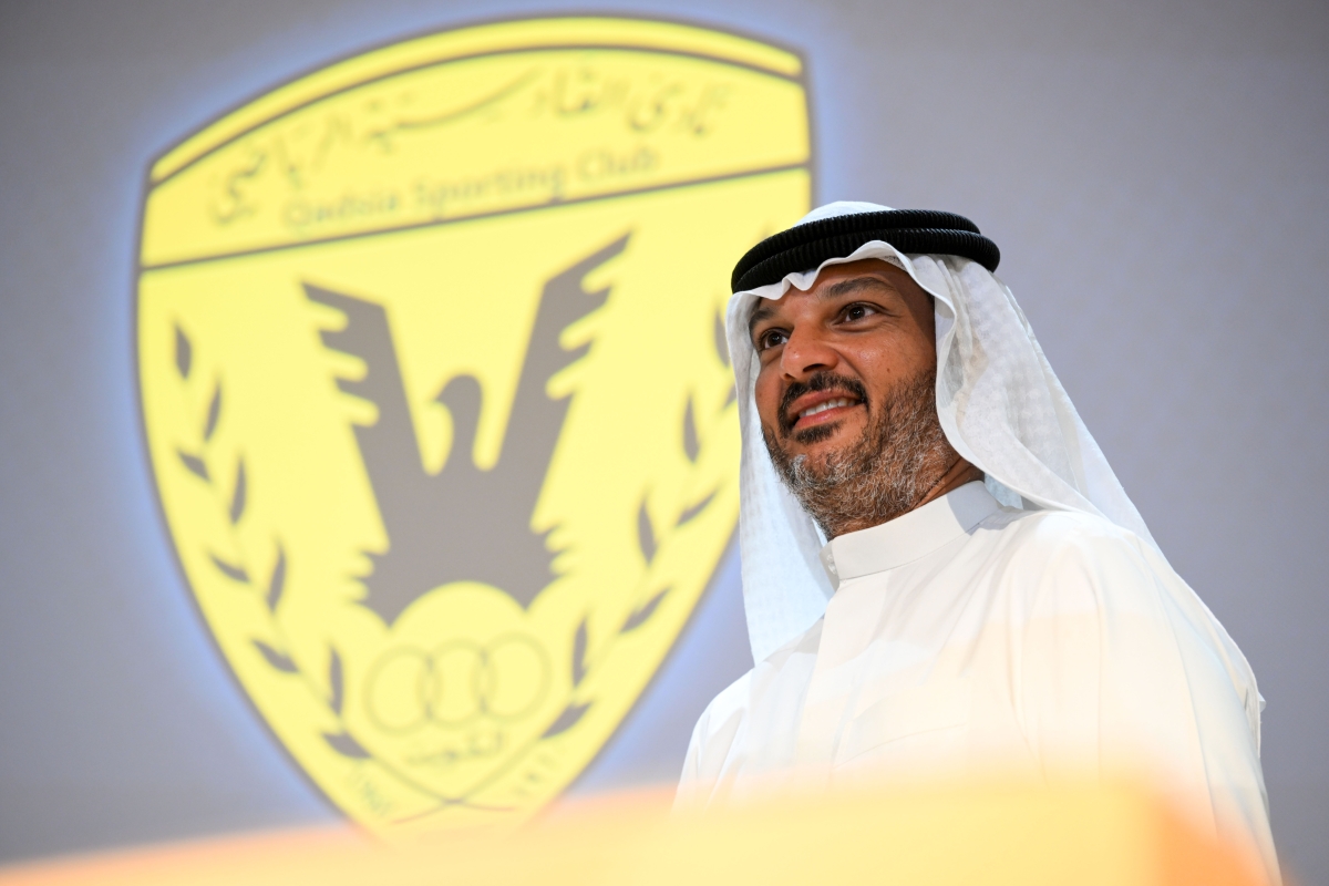 الزميل خالد الساير خلال الفعالية