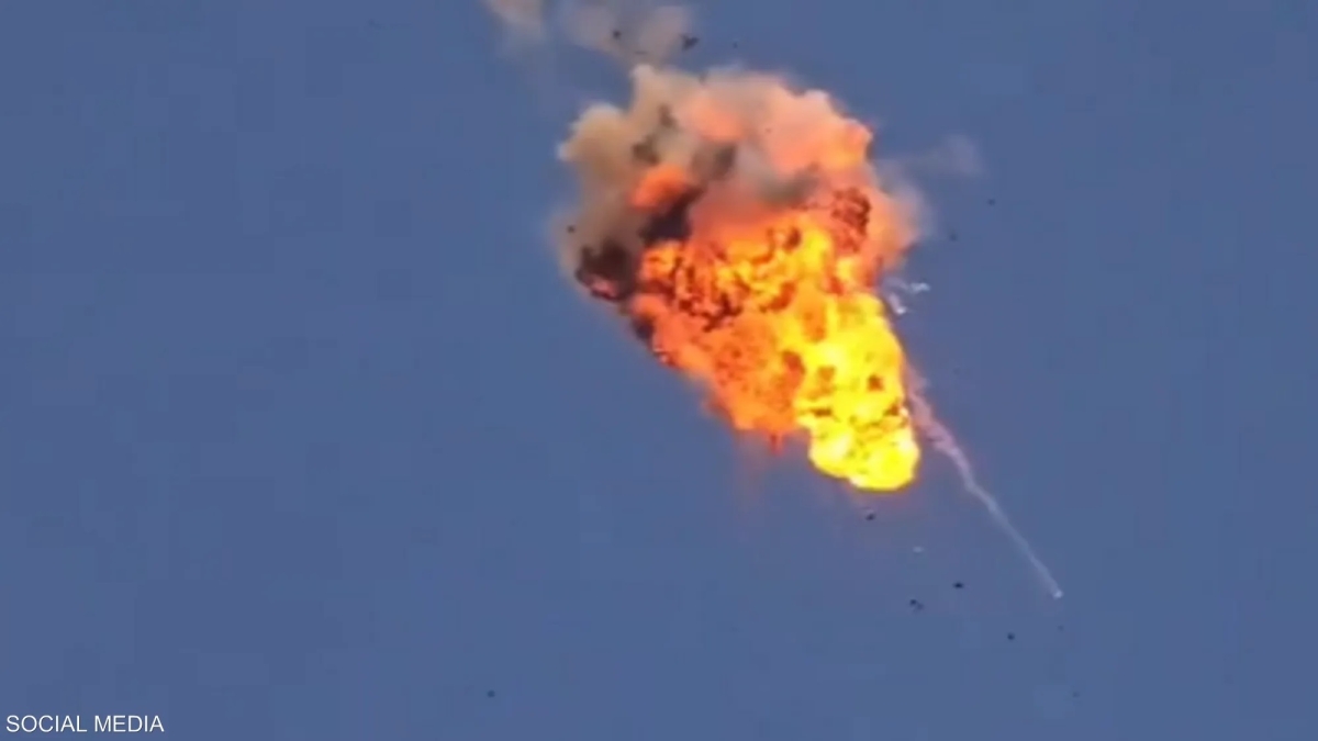 لحظة اعتراض المُسيّرة