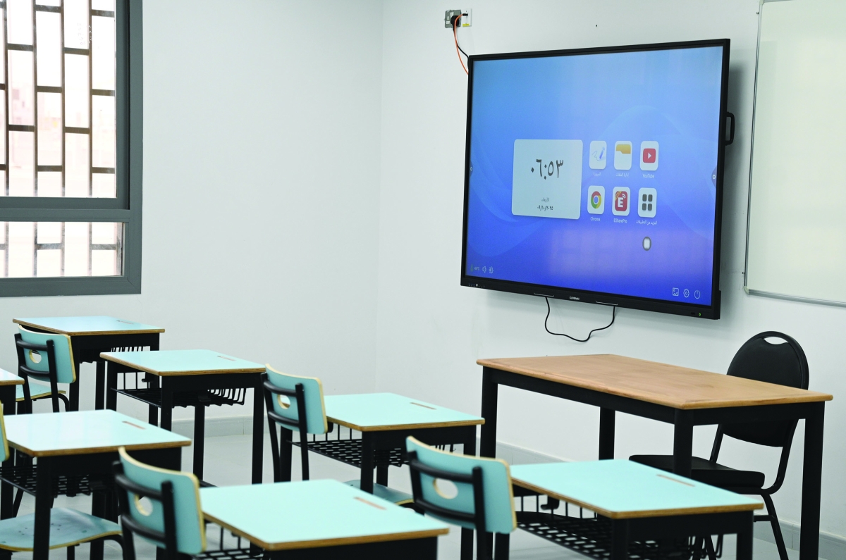 7 السبورة التفاعلية... بعدد الفصول