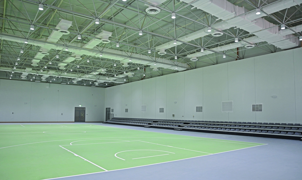 


إحدى الصالات الرياضية المغلقة 