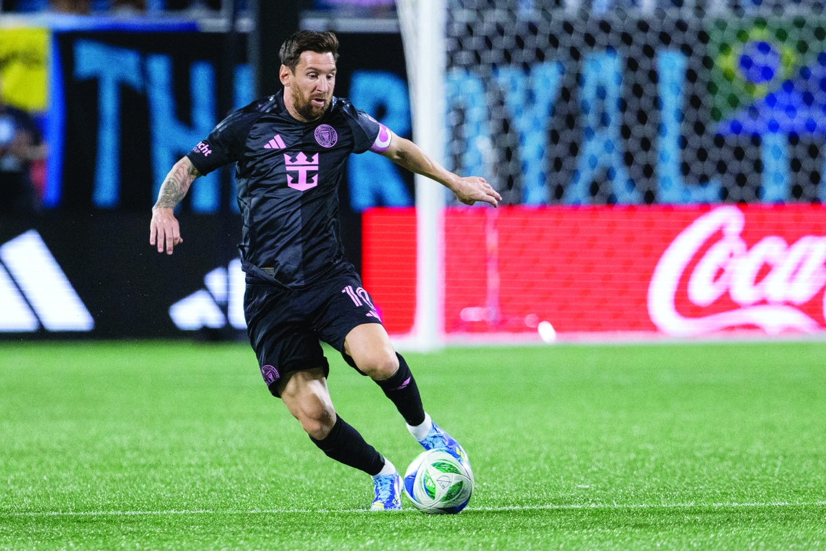 ليونيل ميسي خلال المباراة