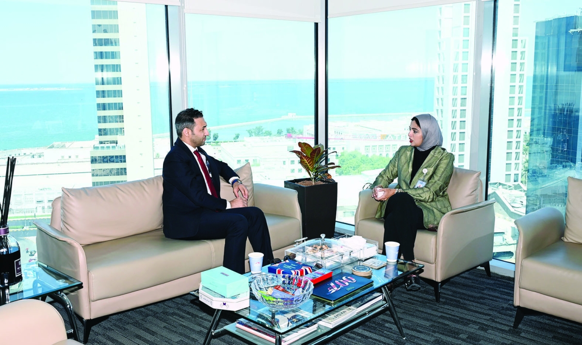 


هنوف المسلماني تتحدّث للزميل أحمد زكريا	 (تصوير أسعد عبدالله) 