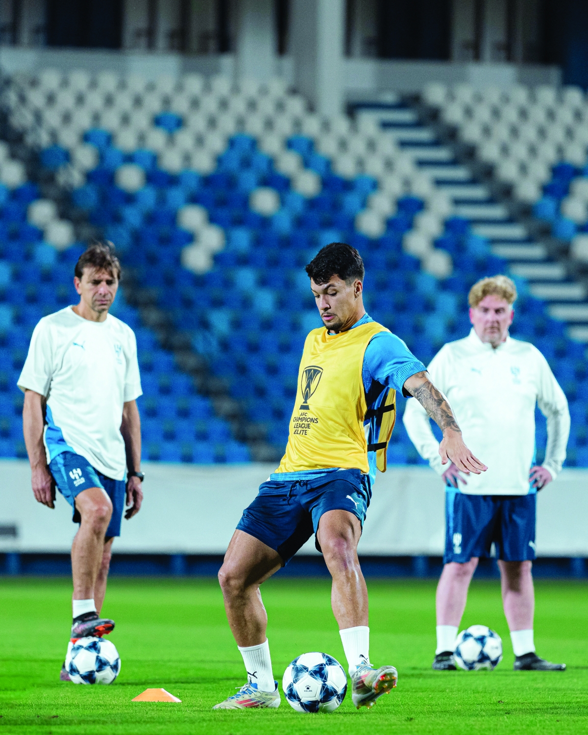 من تدريبات الهلال السعودي