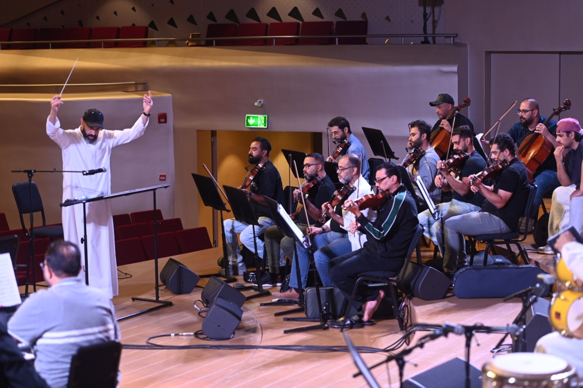 المايسترو خالد نوري يقود الفرقة