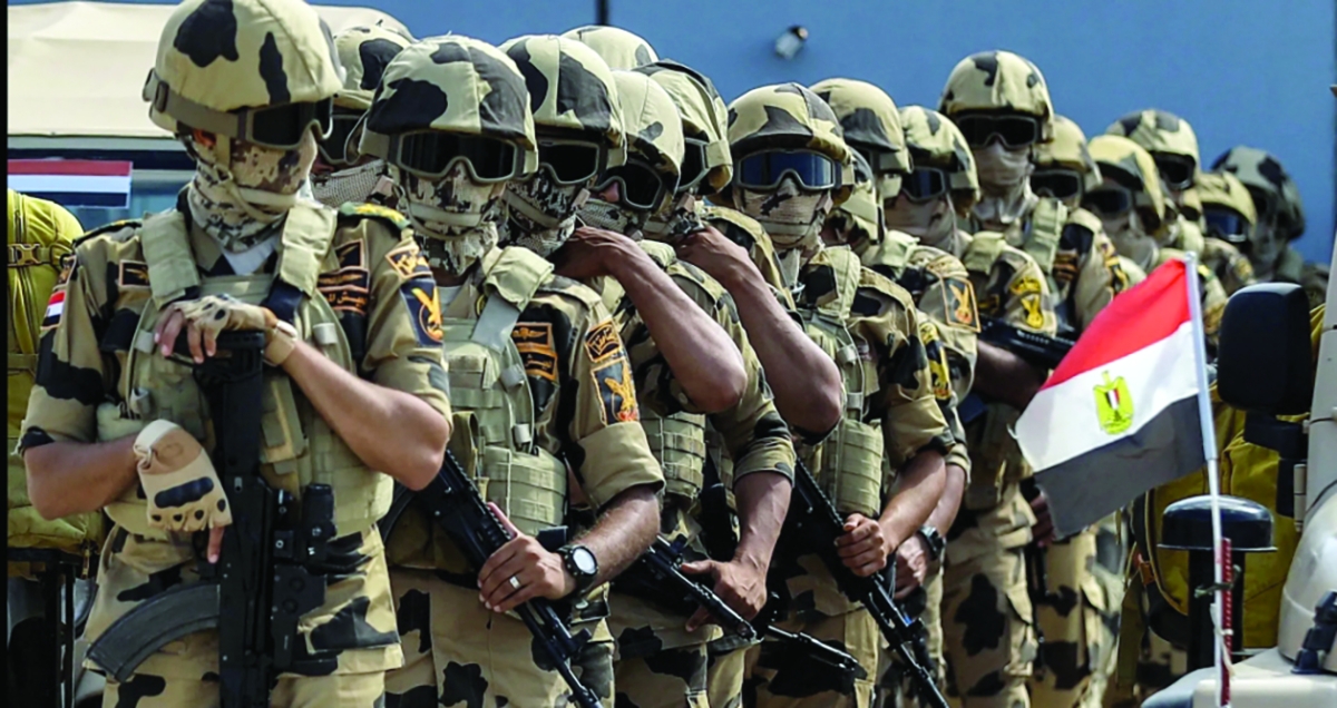 عناصر من الجيش المصري