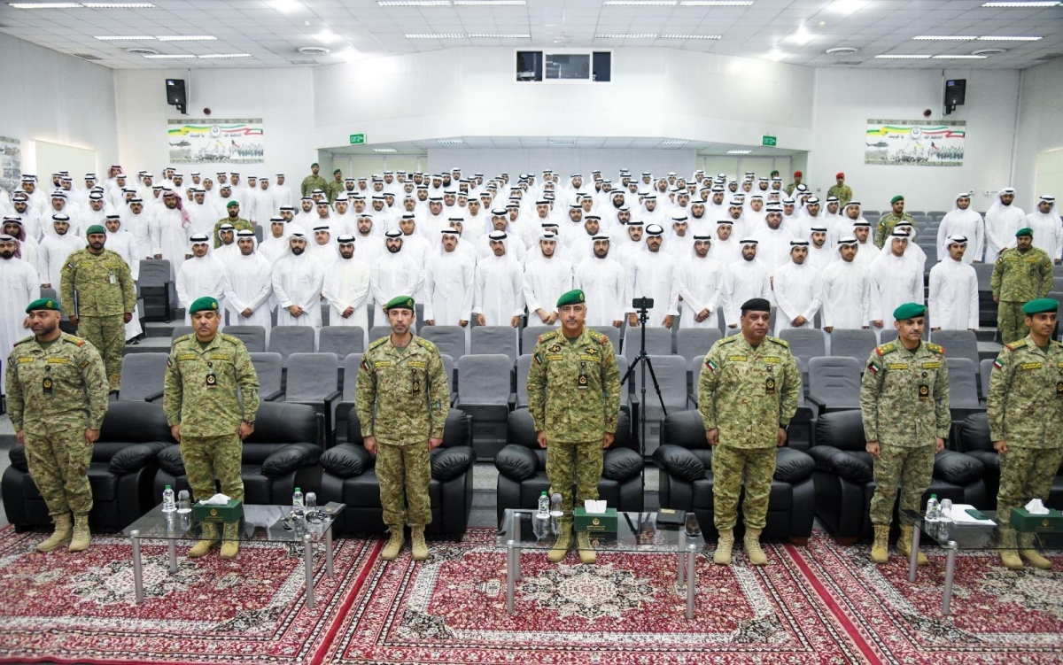 جانب من المراسم خلال القرعة العلنية للحرس الوطني