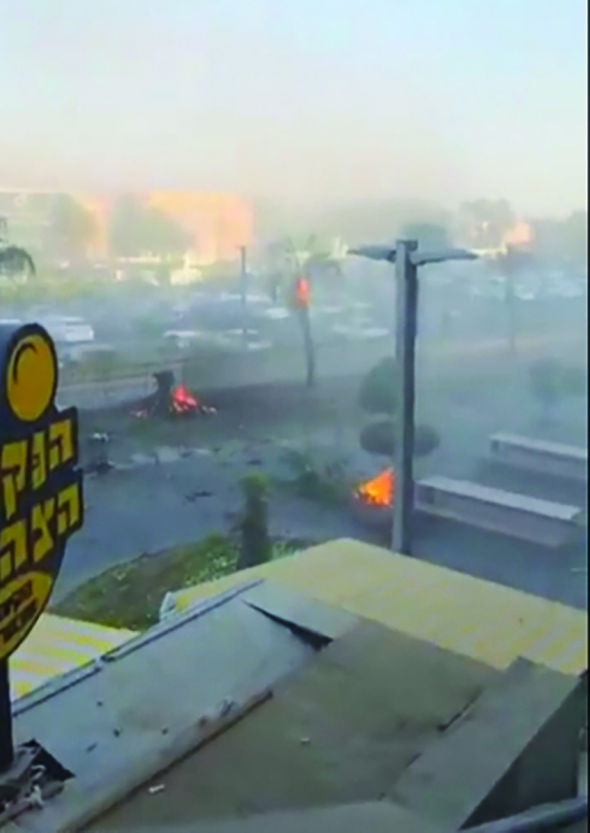 من موقع سقوط المُسيّرة في إيلات