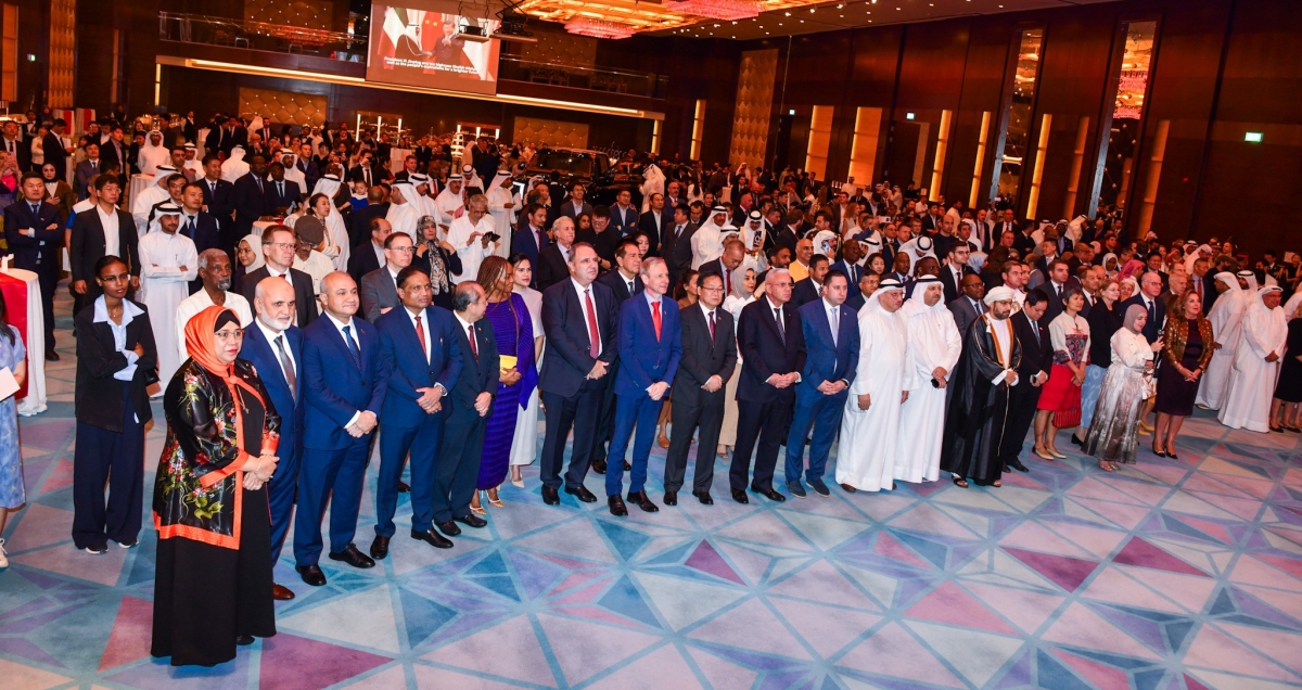 جانب من حفل السفارة الصينية 