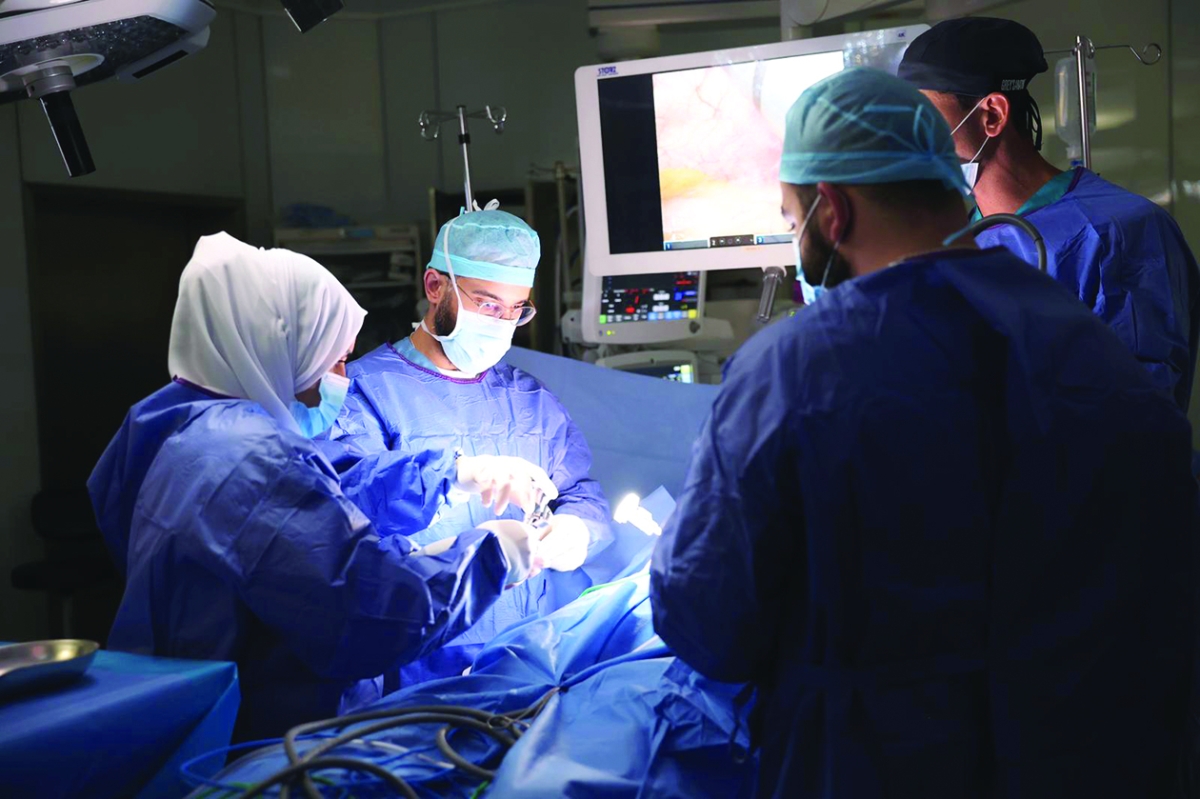 إحدى الجراحات الروبوتية بمستشفيات وزارة الصحة