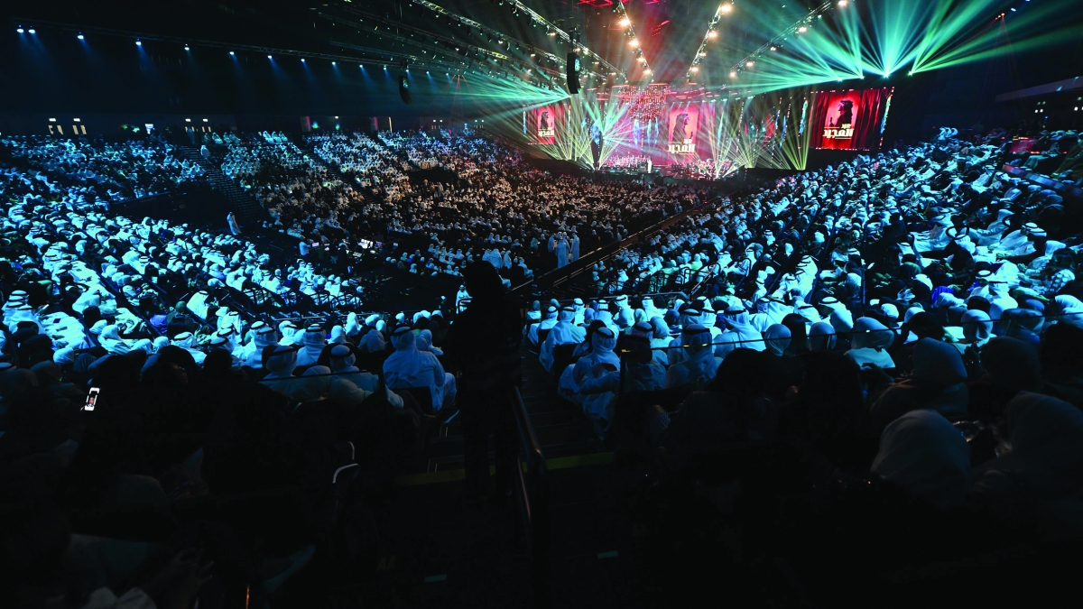 جمهور غفير في ليلة «أمير الطرب»