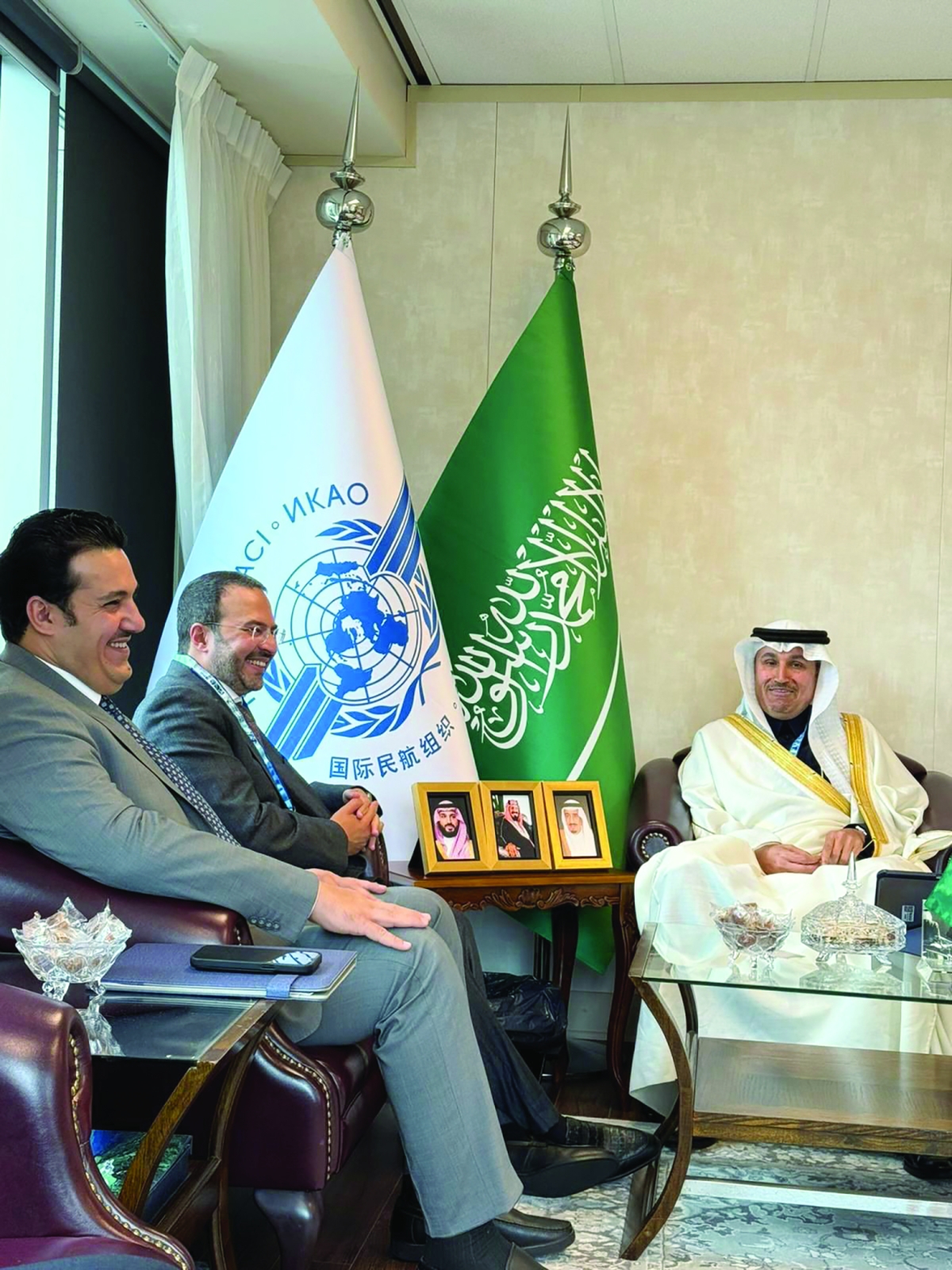 مع الوفد السعودي