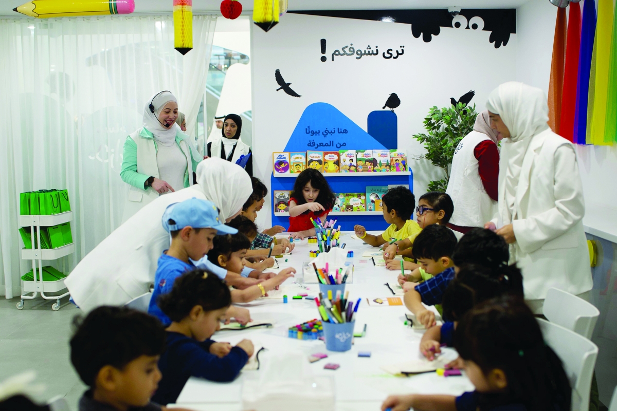 الأطفال خلال البرنامج