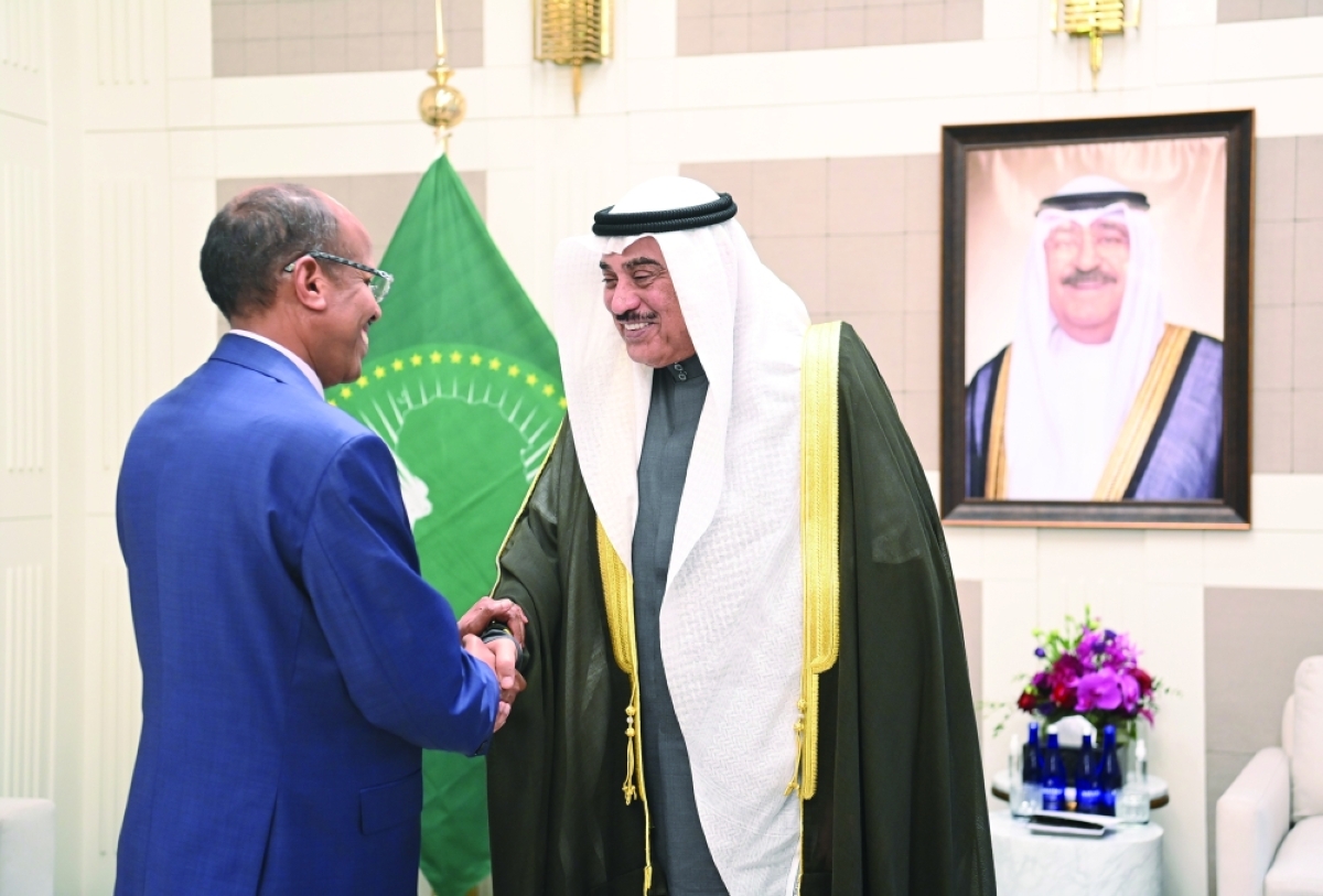 ممثل سمو الأمير ورئيس مفوضية الاتحاد الأفريقي