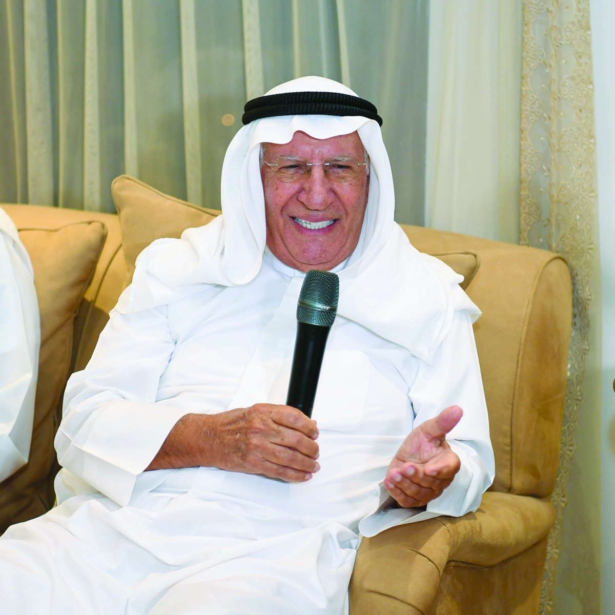 صباح الريس متحدثاً