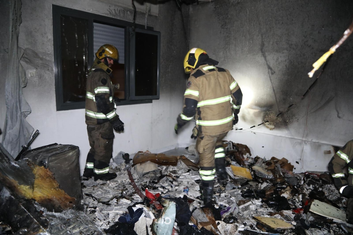 حريق المنزل