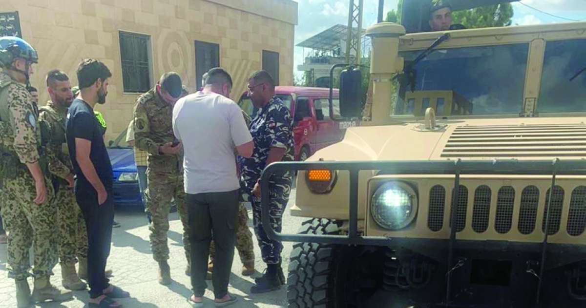 اعتراض دورية لـ«اليونيفيل» على طريق التفاحية - صريفا جنوب لبنان