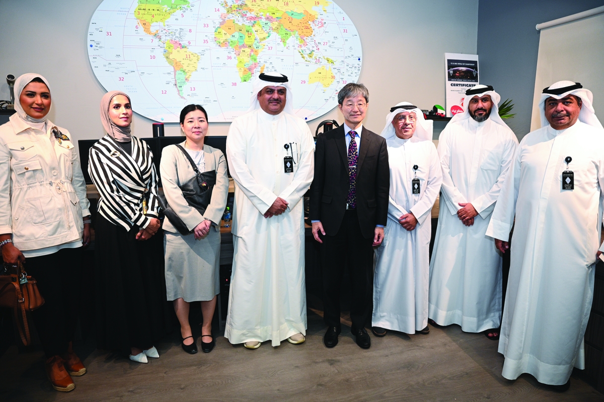 لقطة جماعية في ختام الزيارة