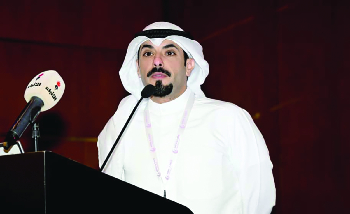 العبدالكريم يلقي كلمته في افتتاح الفعالية 