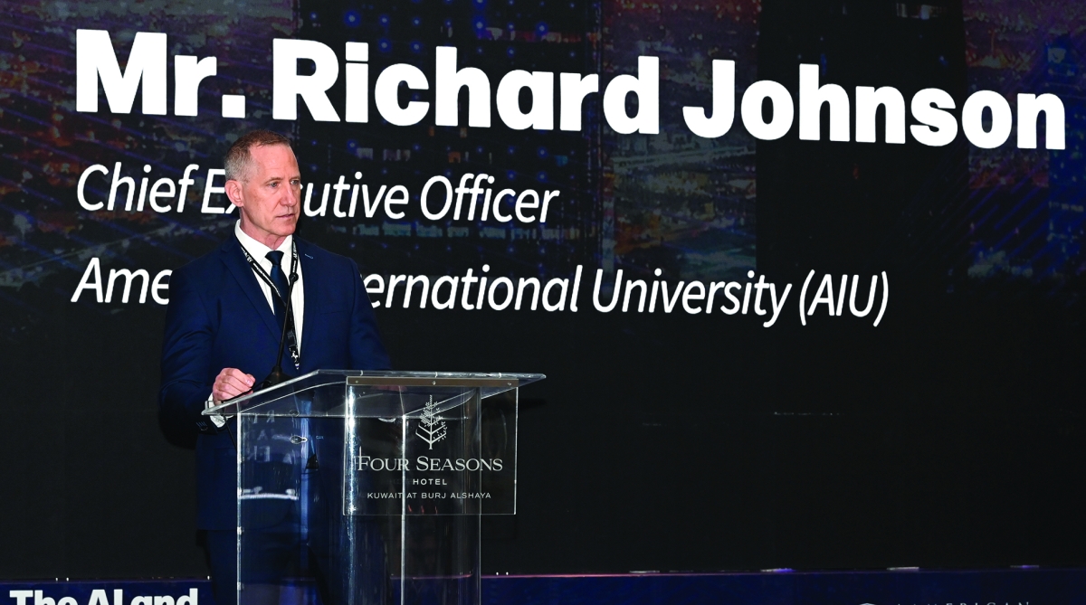 ريتشارد جونسون متحدثاً 