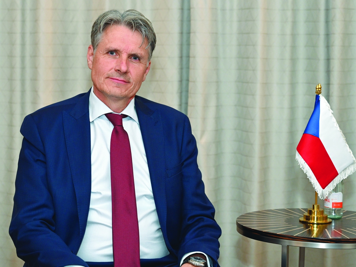 


وزير الدولة بوزارة خارجية التشيك	 (تصوير أسعد عبدالله) 