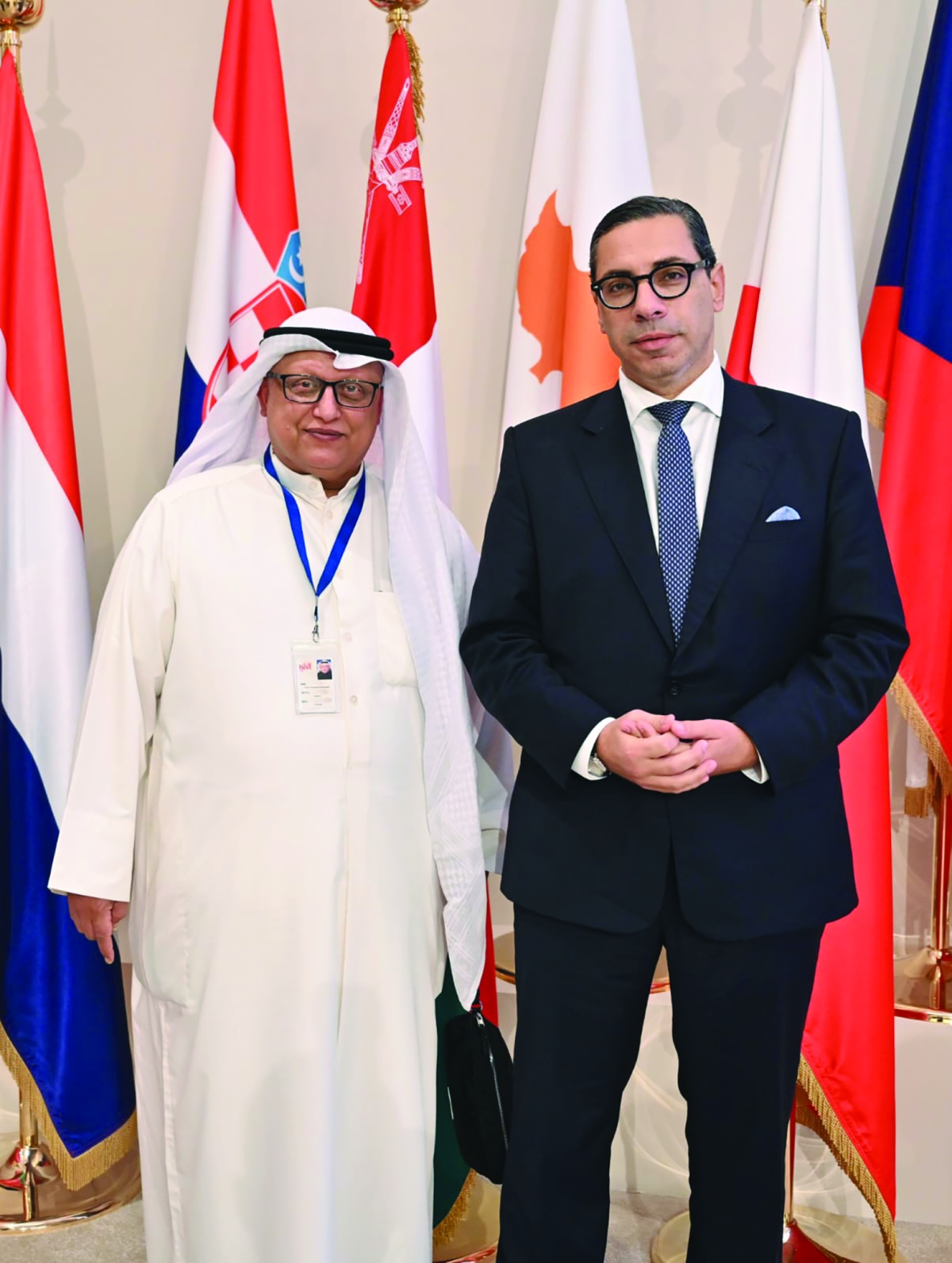 الوزير كومبوس والزميل خالد الشرقاوي