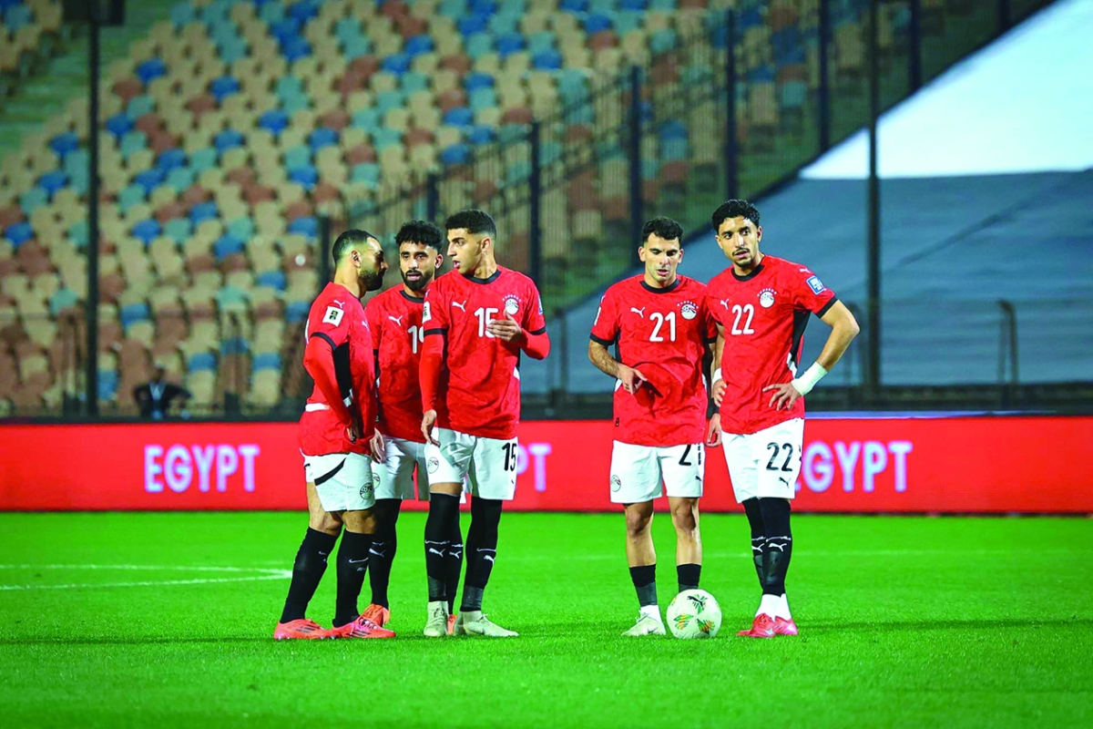 لاعبو منتخب مصر