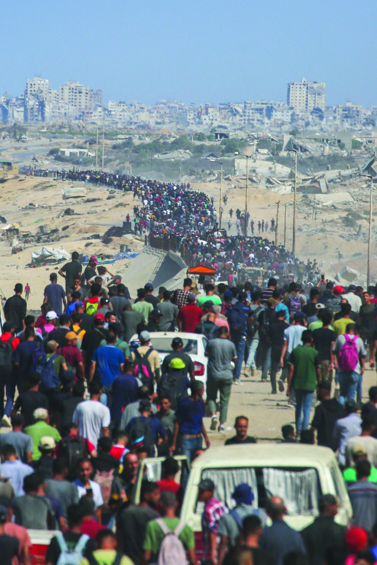 


العودة إلى شمال غزة	 (أ ف ب) 