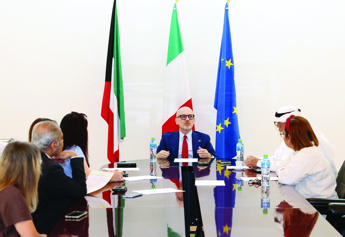 جانب من المؤتمر الصحافي