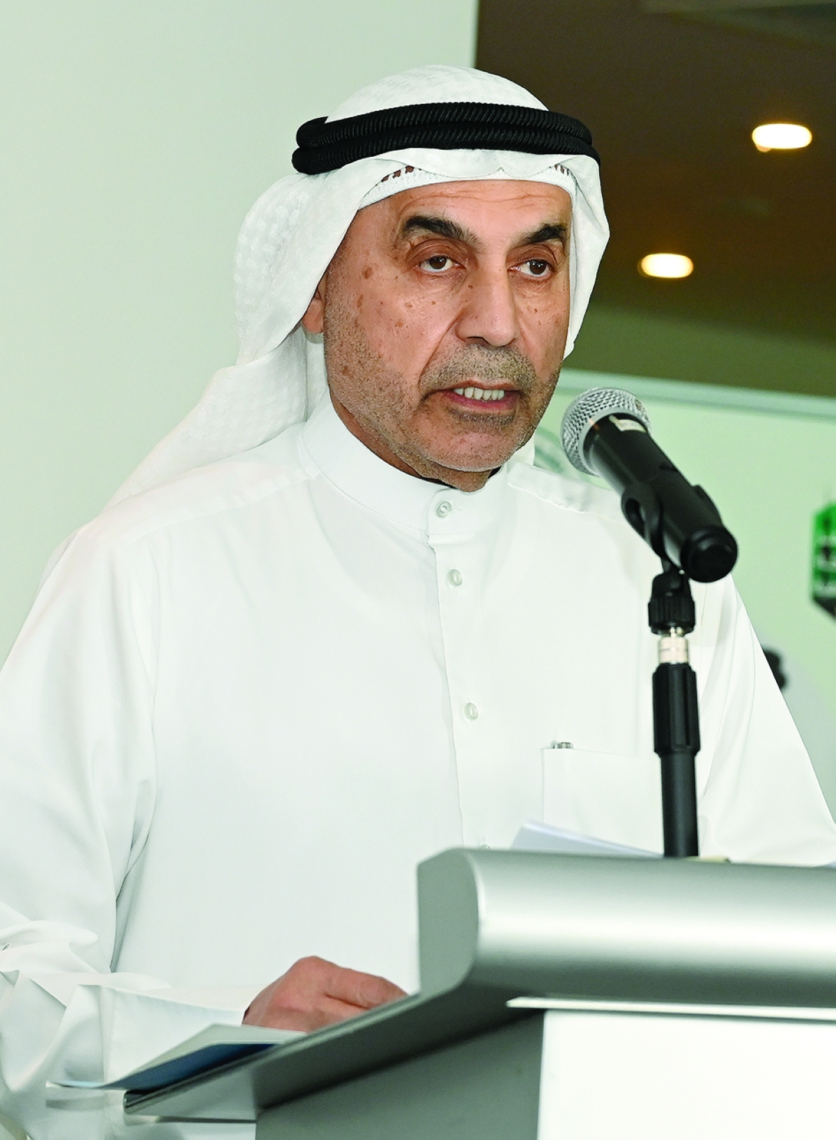 عبدالله الطريجي متحدثاً