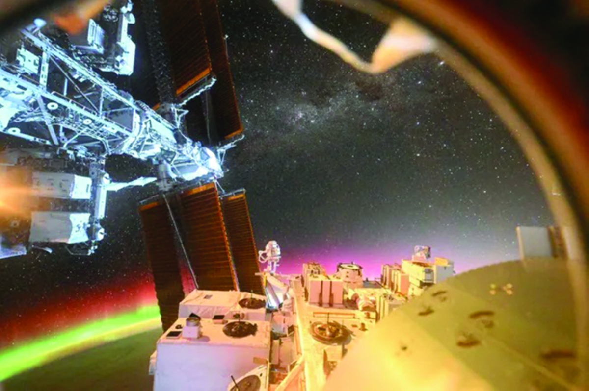 الصورة التقطها يوي من محطة الفضاء الدولية