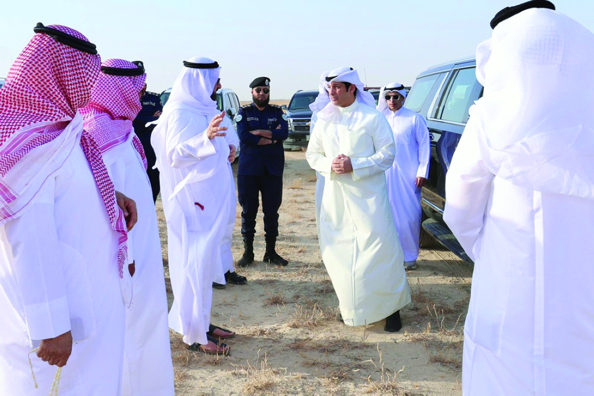 المطيري مُتفقّداً مقر البطولة