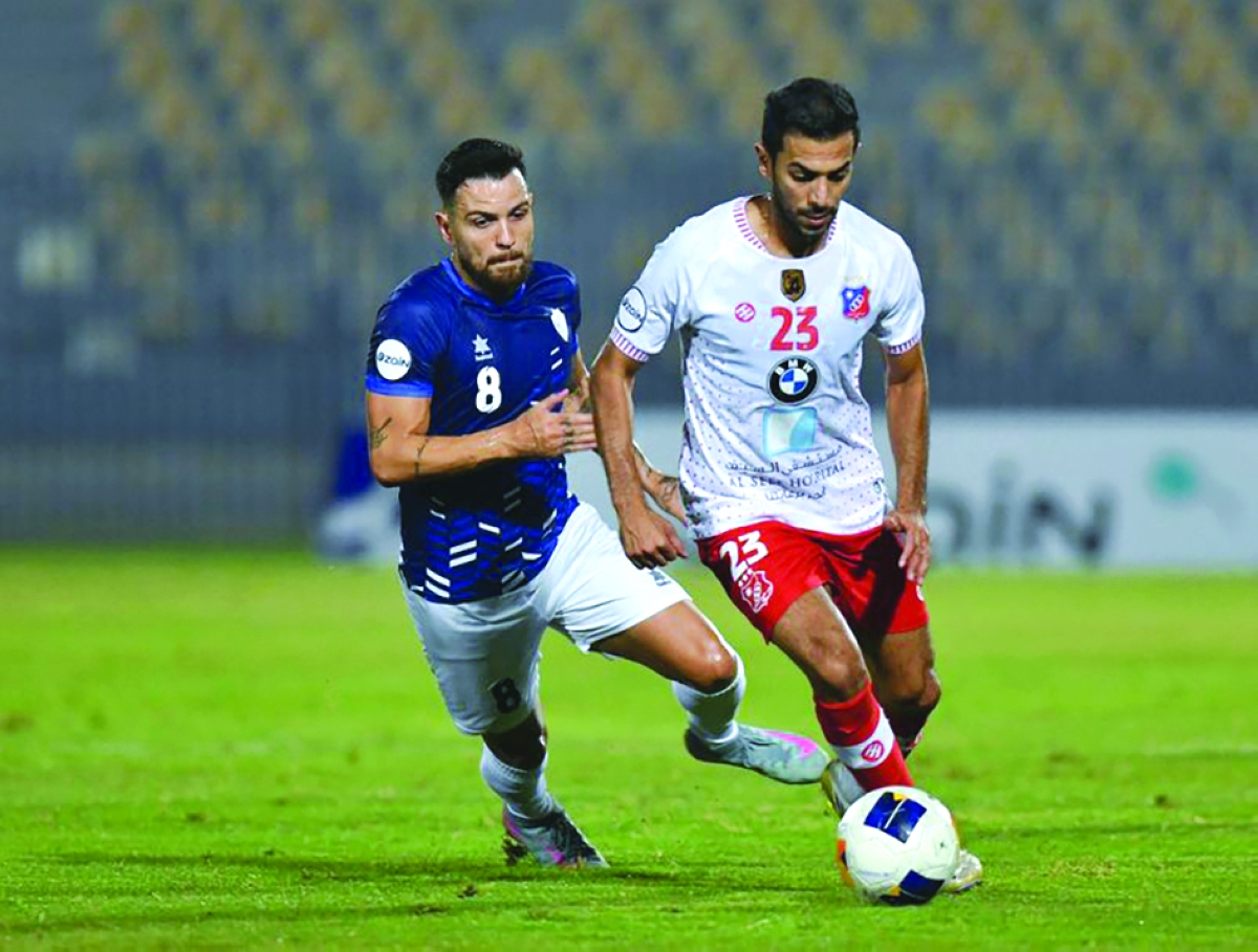 لاعب «الأبيض» محمد فريح سجل الهدف الثاني