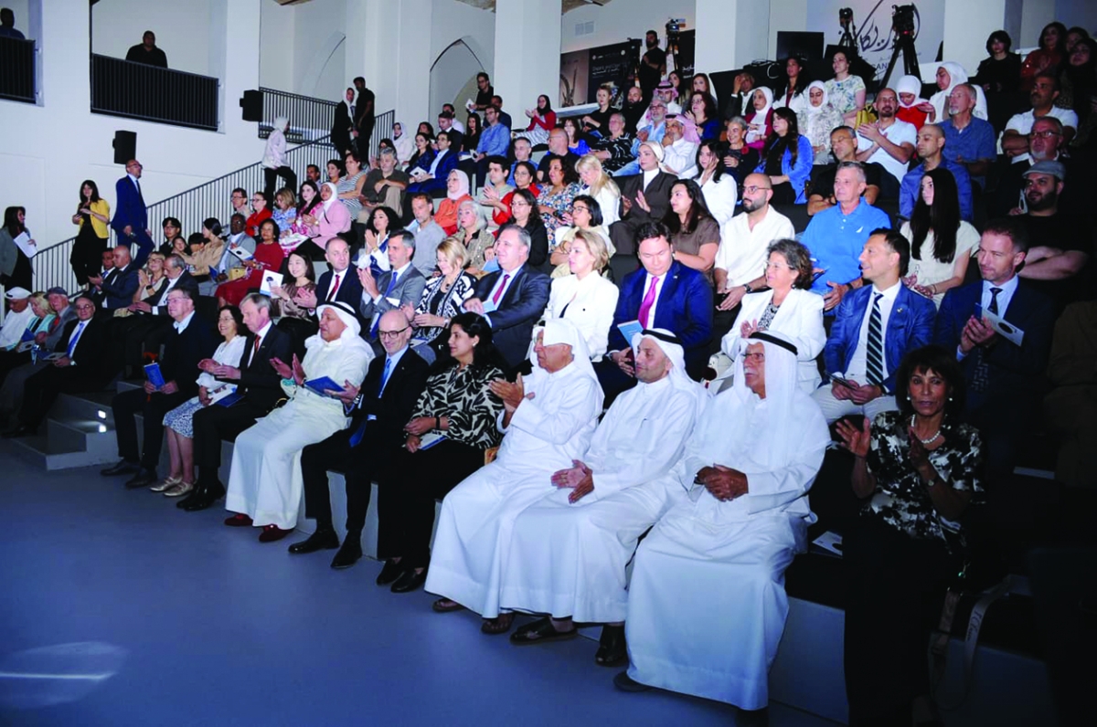 الجمهور في عرض«موسيقى الشعوب – قصة إيطالية» في مركز الأمريكاني الثقافي