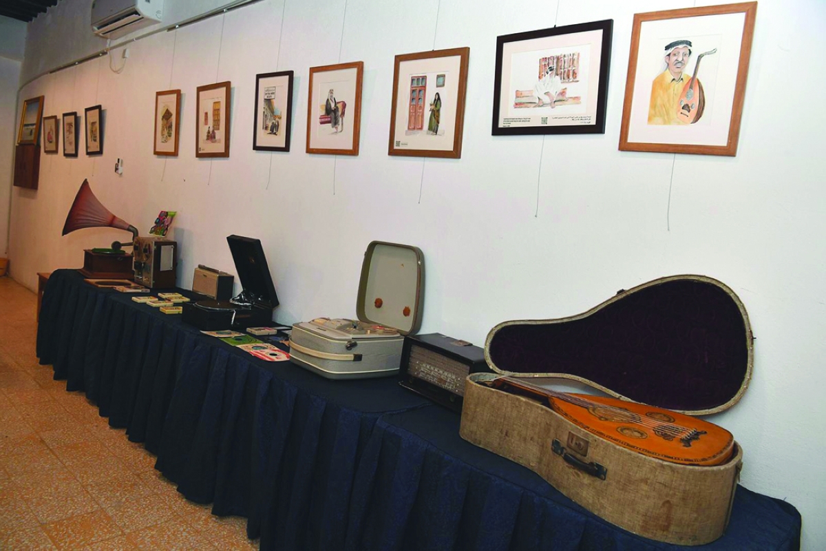 ركن من المعرض الخاص بمقتنيات دوخي