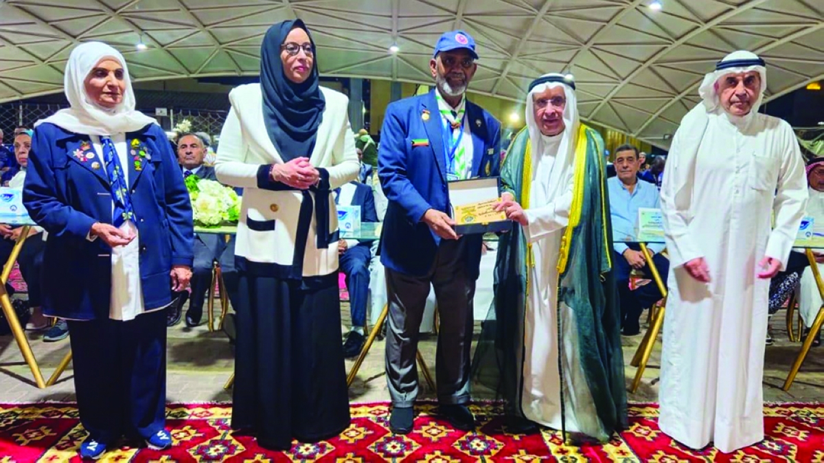 جانب من ختام مؤتمر الحركة الكشفية