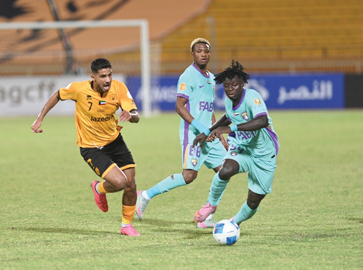 لاعب القادسية محمد صولة خلال المباراة	  (تصوير نايف العقلة) 