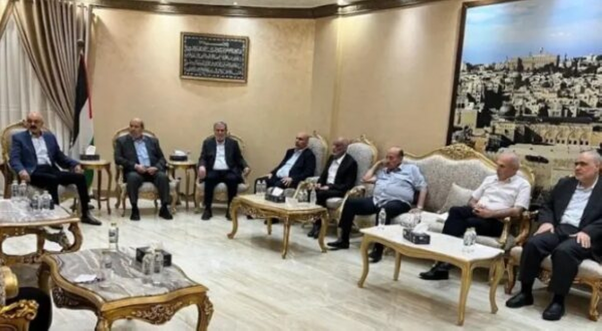 من اجتماعات الفصائل الفلسطينية