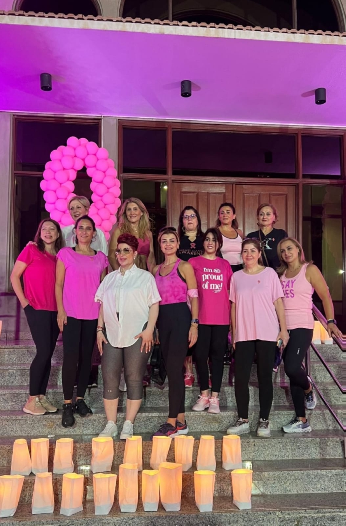 عدد من المشاركات في الفعالية 