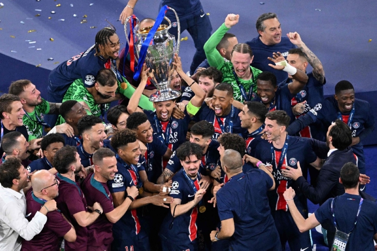 باريس سان جرمان بطل أوروبا