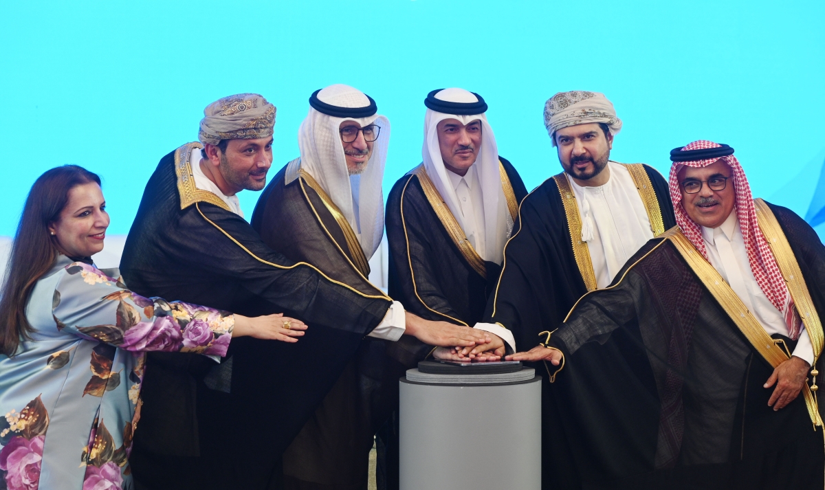 العجيل والوكلاء الخليجيون خلال إطلاق المنصة الخليجية الصناعية