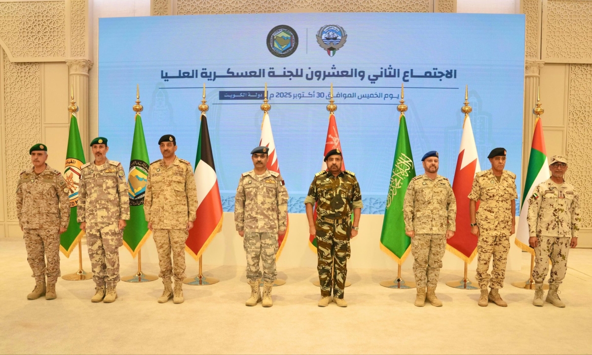  رئيس الأركان خالد الشريعان ونظراؤه الخليجيون